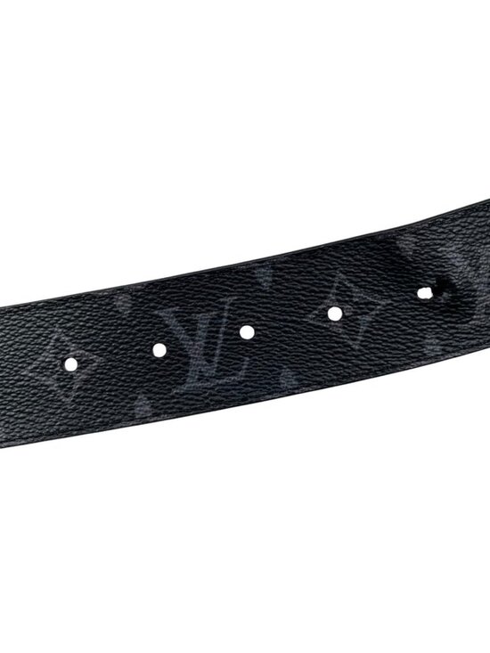 Louis Vuitton Belt LV Initial 40 mm Reversible Monogram Eclipse Black main image 8